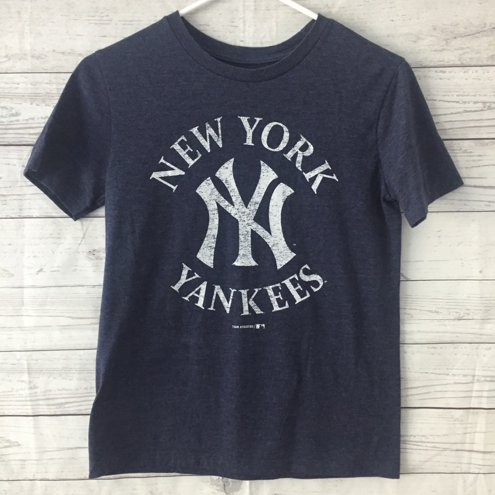 New York Yankees boys t-shirt size L vintage
